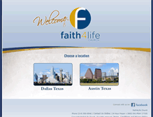 Tablet Screenshot of faith4life.cc